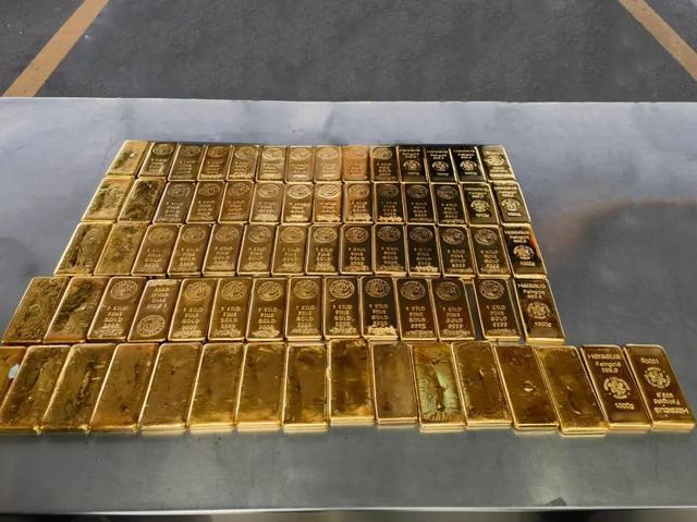海关查获金条走私案 共72块 价值约4000万