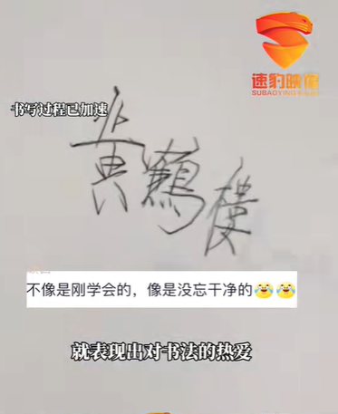 四岁男孩书写瘦金体惊呆一众网友 网友：