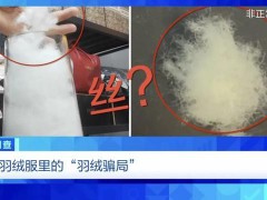 央视曝光羽绒骗局！你的孩子可能在穿 假羽绒泛滥市场