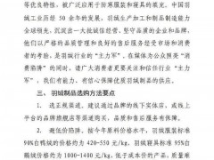 羽绒参考价格最新发布 警惕低价陷阱