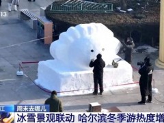 说说：冬至到哈尔滨来一个超大“雪饺子” 冰雪游热度攀升