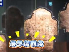 这是一张3000年前商朝王子的请假条！！（图）