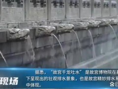 北京暴雨故宫再现千龙吐水！！（图）