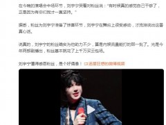 刘宇宁演唱会大哭:有时候真的干够了！！（图）