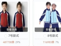 [快讯]“1小时涨几万” 如此票选校服无意义 投票机制需反思