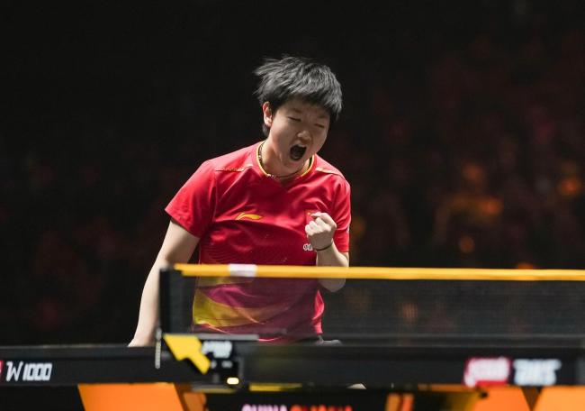 孙颖莎4比2击败陈幸同晋级决赛