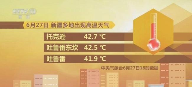 吐鲁番城区测得49.1℃创历史新高