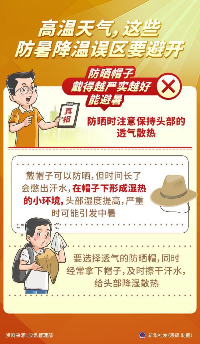 高温天气防暑降温误区要避开 科学防暑指南