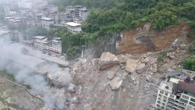 彭水山体滑坡已救出8名被困人员
