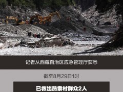 [快讯]吉隆泥石流已致7人遇难554人失联 救援持续进行中